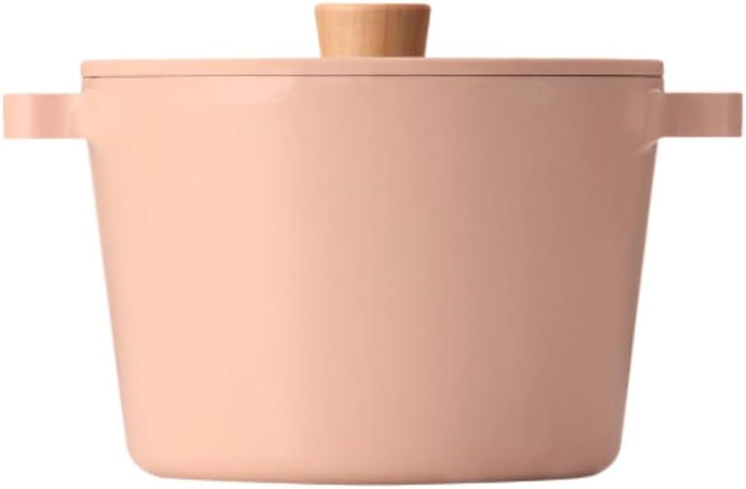 image:imageFIKA Kitchen Nonstick 158QT Low Stock Pot with Lid Healthy Cooking Non Stick Casserole Induction Compatible Cookware Stew Soup Noodle Ramen Made in Korea 87 22cm49 Quarts