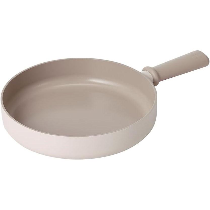 image:imageNeoflam Chou Chou Kitchen Nonstick 95Inch Stir Frying Pan with Handle BBQ Egg Omelet Skillet Induction Compatible Cookware Cooking Round Tamago Pan Made in Korea 24cm
