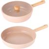 image:imageNeoflam FIKA Kitchen Essential 11Inch Nonstick Pan with Wood Handle Healthy Cooking Non Stick Skillet Induction Compatible Cookware Egg Tamagoyaki Made in Korea 28cm1011