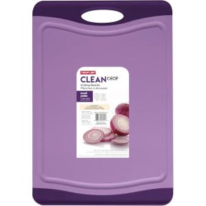 Neoflam Flutto Poly Cutting Board – Purple, Durable Plastic, Knife-Scratch Resistant, Large Handle, Kitchen Essential (11.5 x 8 x 0.4 inches)(Purple)