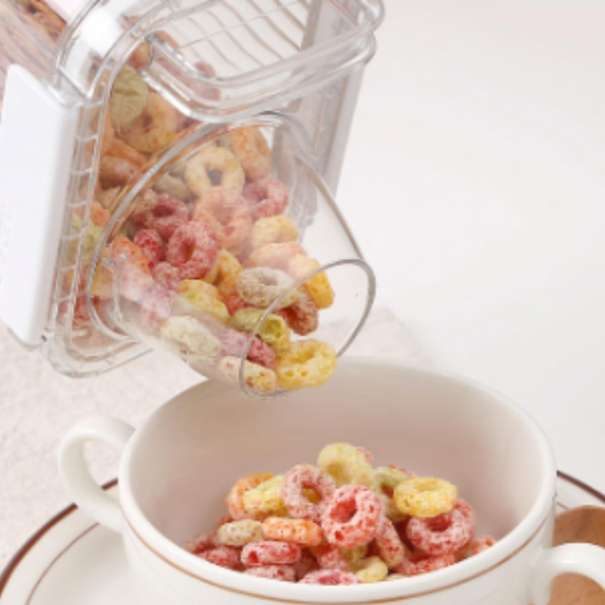 image:image3 Set Airtight Kitchen Essential Dry Food Container with Lid Nestable Pantry Refrigerator Freezer Cabinet Organization for Cereal Rice Grain 15623744 oz61 oz