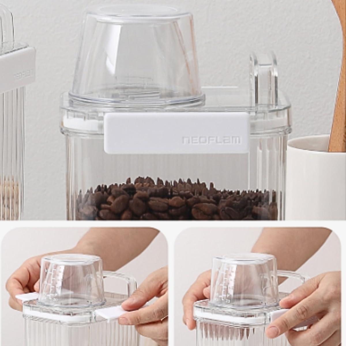 image:image3 Set Airtight Kitchen Essential Dry Food Container with Lid Nestable Pantry Refrigerator Freezer Cabinet Organization for Cereal Rice Grain 15623744 oz61 oz