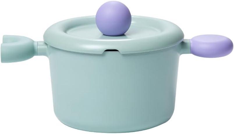 image:imageBetter Finger Kitchen Essential 7 Inch Stockpot with Lid Healthy Cooking Nonstick Ceramic Coating Casserole Soup Pot Induction Compatible Cookware Made in Korea 22qt