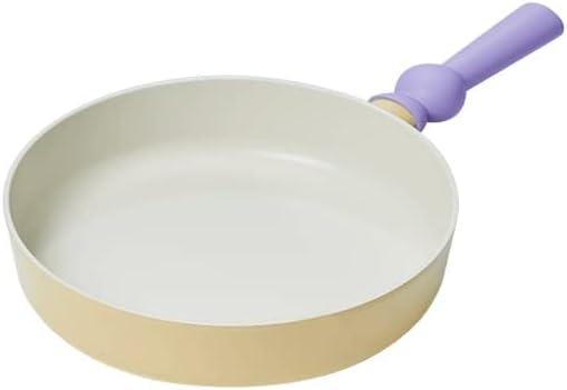 image:imageNeoflam Better Finger Kitchen Non Stick 9 Inch Stir Frying Wok Pan with Handle Healthy Cooking Nonstick Ceramic Coating Skillet Induction Compatible Cookware Made in Korea 22cm Wok Pan24cm Frying Pan