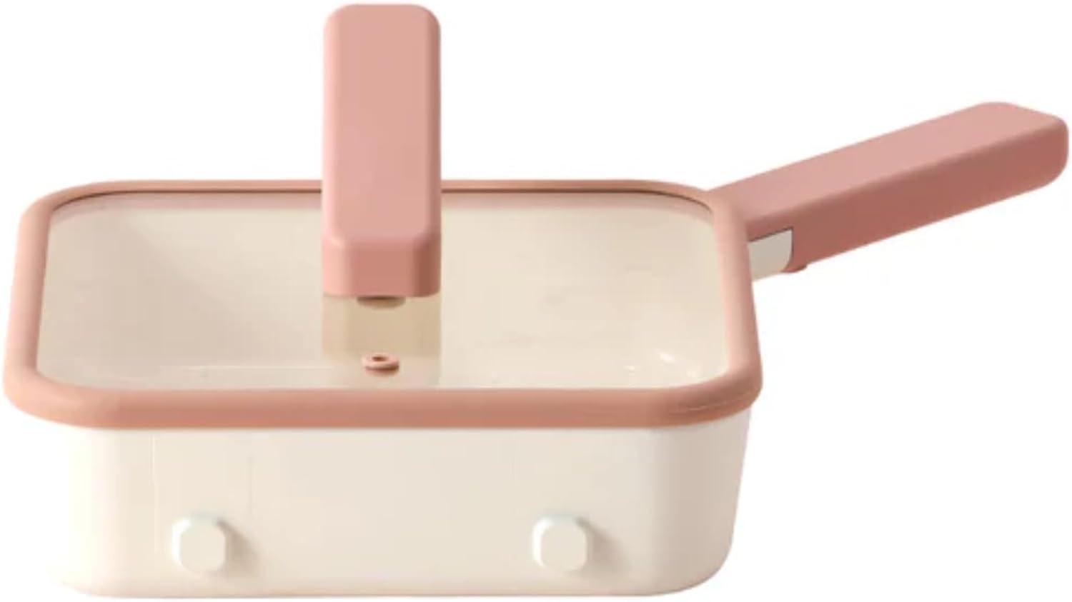 image:imageNeoflam Pippi 83 Square Standing Nonstick Compact Multi Frying Pan with Glass Lid Ceramic Coated Skillet for Healthy Cooking Versatile Induction Compatible Cookware Made in Korea 24qt