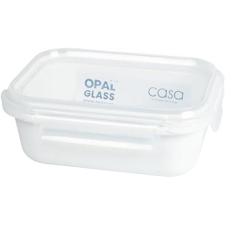 image:imageNeoflam Opal Glass 21oz Rectangular Food Storage Transparent Lid