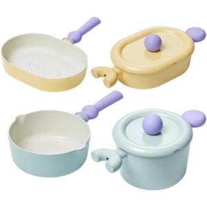 Better Finger Kitchen Essential 6-Piece Coookware Set with Lid, Healthy Cooking Nonstick Ceramic Coating Pot, Pan, Induction Compatible Kitchenware, Made in Korea (Total Set)(Total Set)