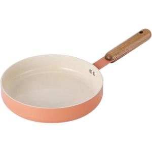 Neoflam Atelier 9.5-Inch Nonstick Stir Frying Pan with Wood Handle, Healthy Cooking Non Stick Ceramic Coating Skillet, Induction Compatible Cookware, Made in Korea(9.5 Pan)