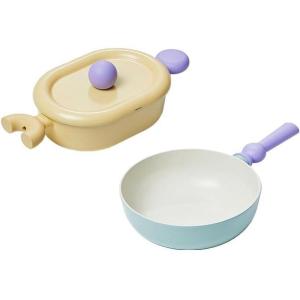 Neoflam Better Finger Cookware Set – All in One, 8-Piece Non-Stick Ceramic Coated Pots and Pans(Beginner Mint and Yellow 3-Piece)