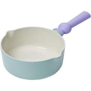 Neoflam Better Finger Kitchen Non Stick 9 Inch Stir Frying Wok Pan with Handle, Healthy Cooking Nonstick Ceramic Coating Skillet, Induction Compatible Cookware, Made in Korea (22cm Wok Pan)(18cm Wok Pan)