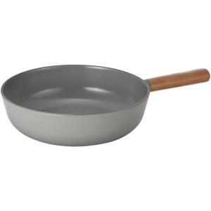 Neoflam FIKA 10inch 26cm Ivory IH Wok, Impact Induction Heating(Mid Night)
