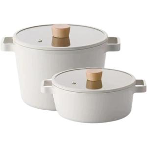 Neoflam FIKA Cookware Set – Value Pack2, 4-Piece Non-Stick Ceramic Coated Pots