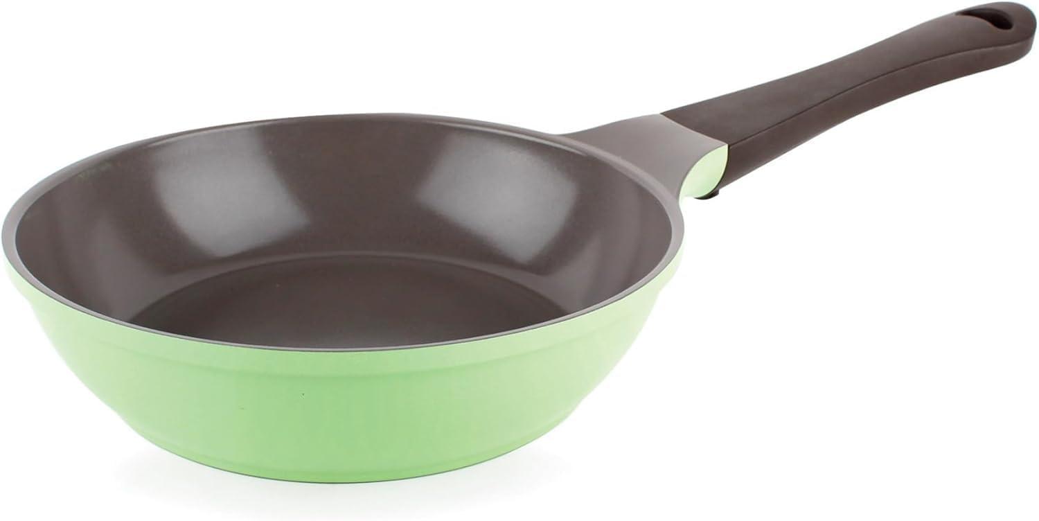 image:imageEela 95Inch Kitchen Essetial Stir Frying Pan with Bakelite Handle Healthy Cooking Nonstick Ceramic Coating Egg Omelet Skillet Tamagoyaki Lightweight Dishwasher Safe Made in Korea 24cm8