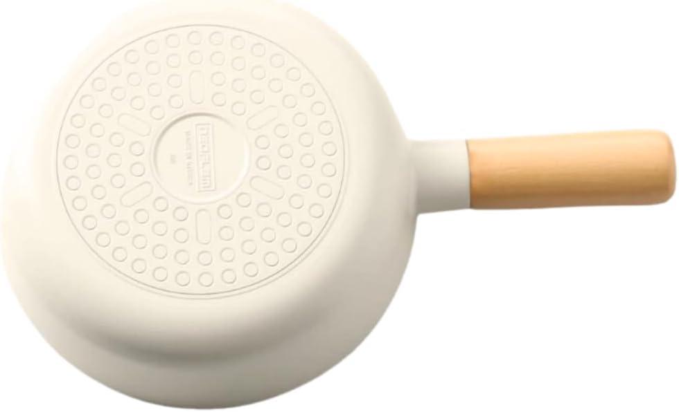 image:imageFIKA 7 inch Mini Stir Fry Wok with Wooden Handle Induction Compatible Cookware for All Stovetops Kitchen Essential Ceramic Coating Skillet Healthy Cooking Omelet Frying Pan Made in Korea 18cm