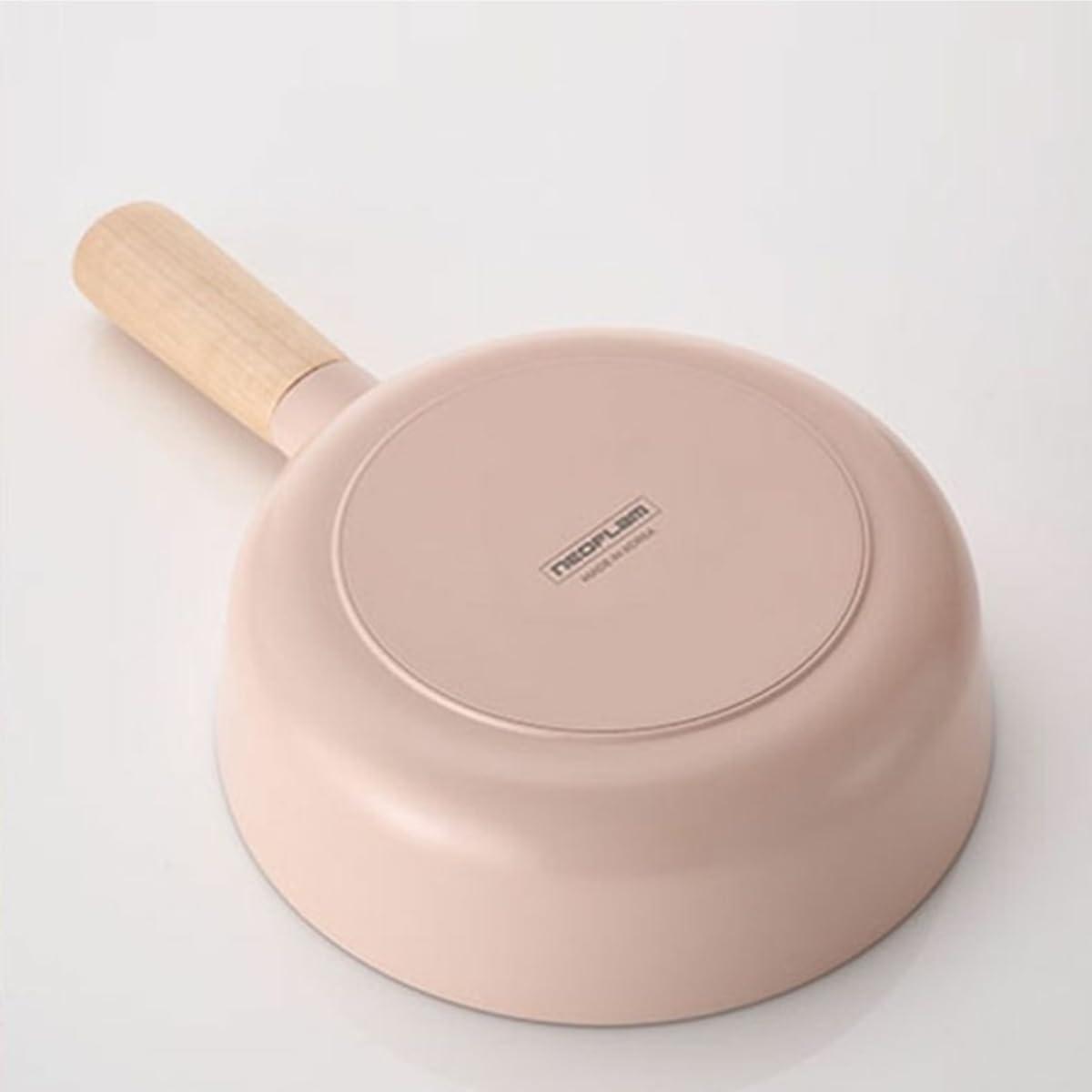 image:imageFIKA 7Inch Stir Fry Mini Wok Pan with Wood Handle Kitchen Nonstick Ceramic Coating Skillet Induction Compatible Cookware Healthy Cooking Omelet Pan Made in Korea 18cm