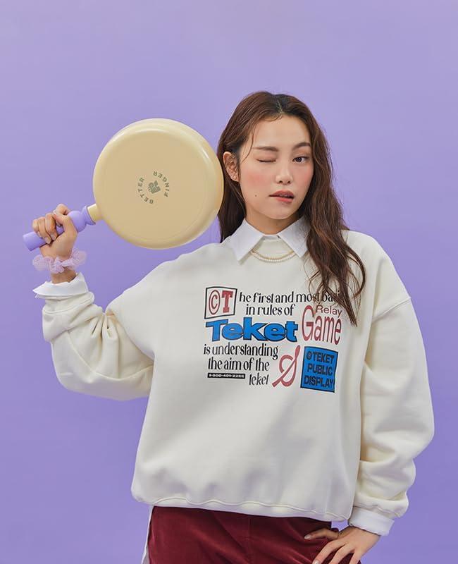 image:imageNeoflam Better Finger Macaroon Color Yellow Cast Aluminum Frypan 10 inch Induction IH