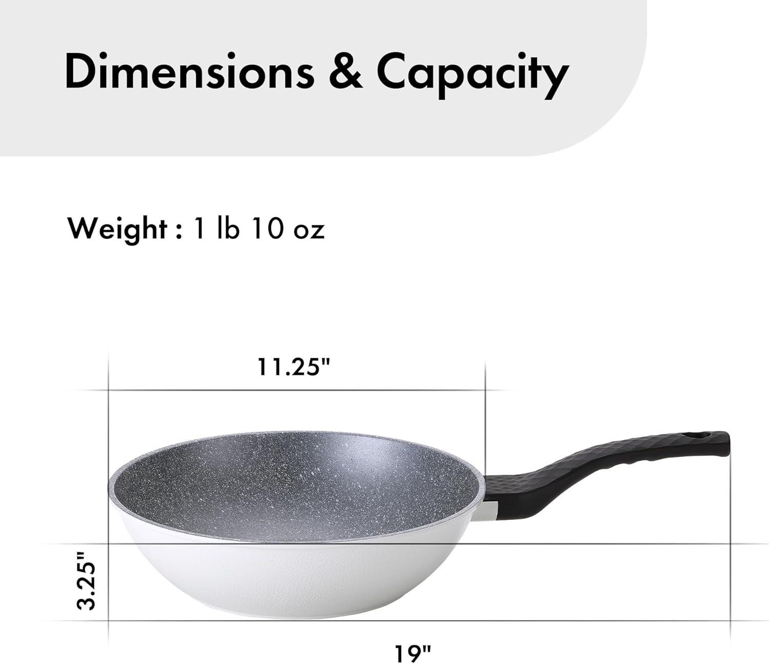 image:imageNeoflam Cast Aluminum Nonstick Wok Lightweight amp Durable Stir Fry Pan Healthy Non Stick Coating Easy to Clean Dishwasher Safe PFOA PFAS Free StayCool Handle Made in Korea 12 30cm11