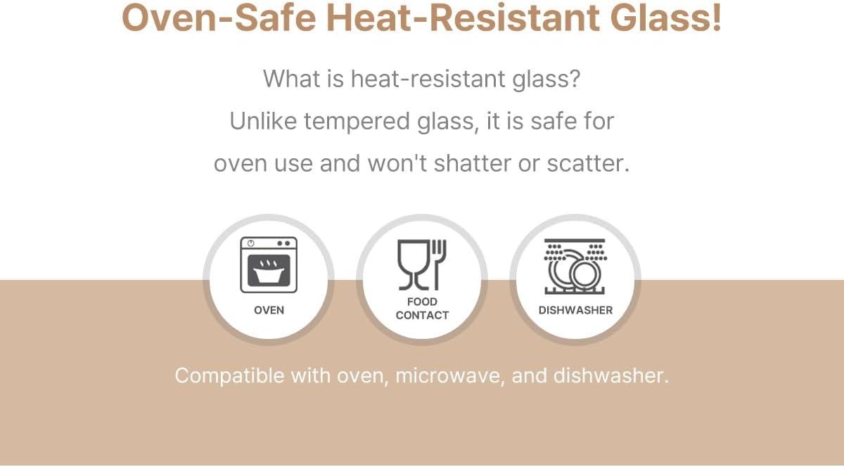 image:imageNeoflam Cloc Glass 17oz Square Food Storage EmeraldRectangular