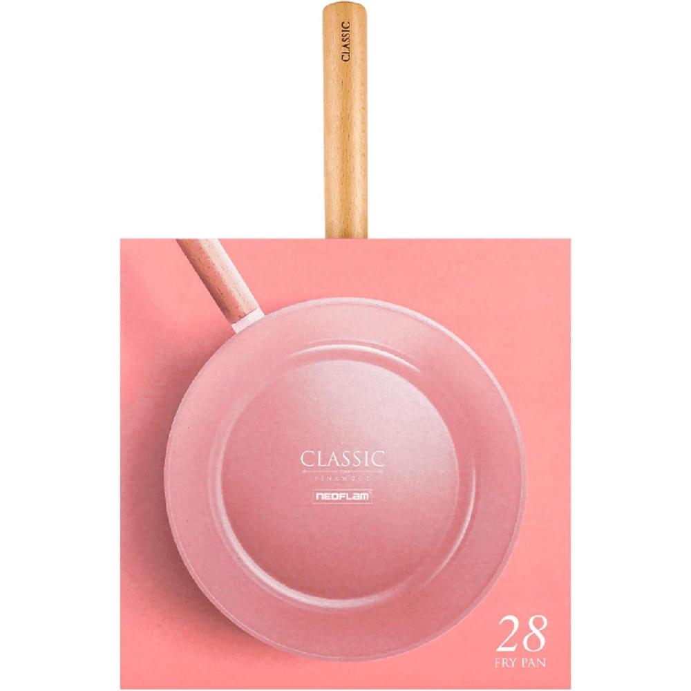 image:imageNeoflam 11 Non Stick Frying Pan with Wood Handle Ceramic Coated Saute Skillet for Healthy Cooking PFOA Free Lightweight Even Heat Distribution Induction amp All Stovetops Made in Korea11 Pan