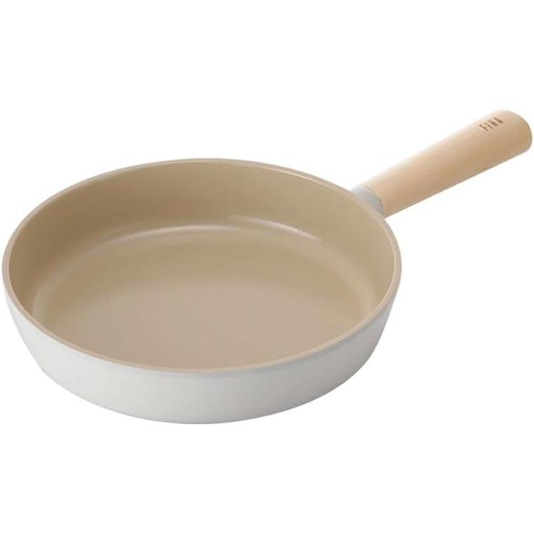 image:imageNeoflam FIKA 9inch 24cm Ivory IH Frypan Impact Induction HeatingIvory