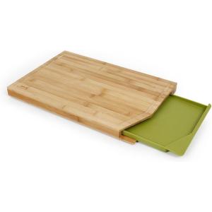 Bamboo Cutting Board with Tray (Green)(Green)