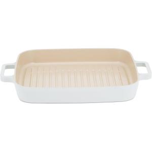 NEOFLAM FIKA Nonstick BBQ Grill Pan, Griddle, Skillet, Induction, Dishwasher & Oven Safe, Made in Korea (11″ X 9.8″)