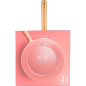 Neoflam 11″ Non Stick Frying Pan with Wood Handle – Ceramic Coated Saute Skillet for Healthy Cooking, PFOA Free, Lightweight, Even Heat Distribution, Induction & All Stovetops, Made in Korea(9.5″ Pan)