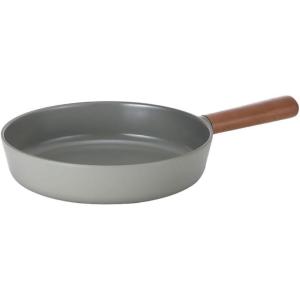 Neoflam FIKA 9inch 24cm Ivory IH Frypan, Impact Induction Heating(Mid Night)