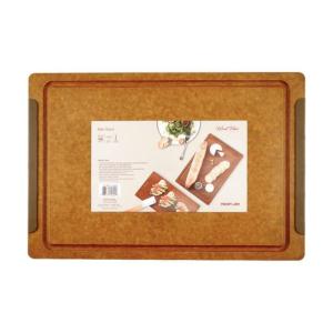 Neoflam Reversible Wood Fiber Charcuterie, Serving Tray, Cutting Board, High Density Non-Porous Wooden Chopping Board, Knife Friendly, Dishwasher Safe (15.5″ X 10.6″)