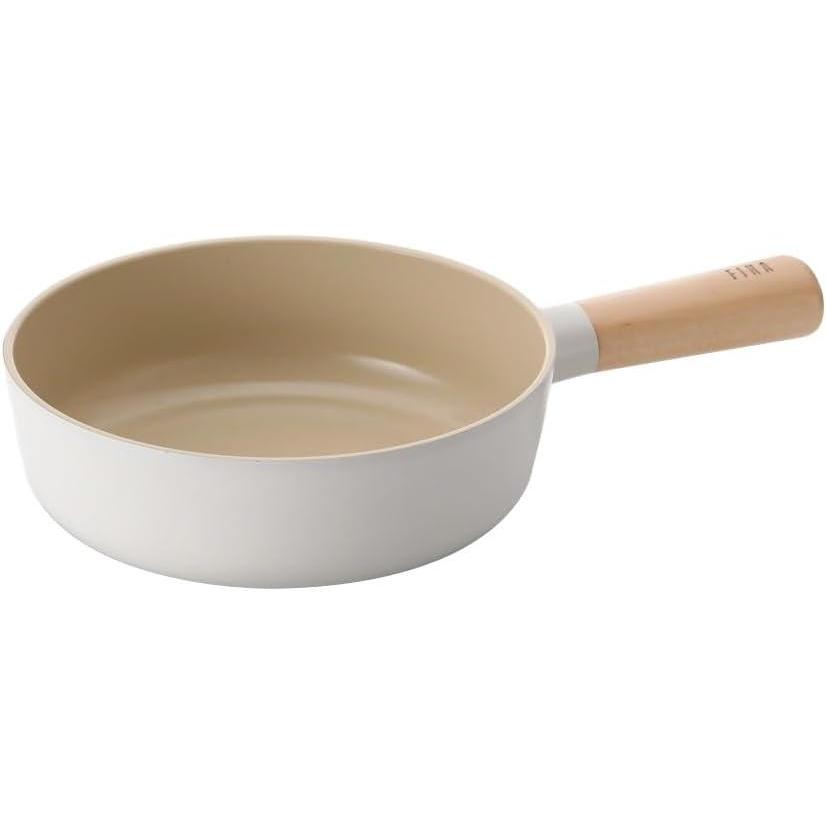 image:imageNeoflam FIKA 7inch 18cm Ivory IH Baby Wokpan Impact Induction HeatingIvory