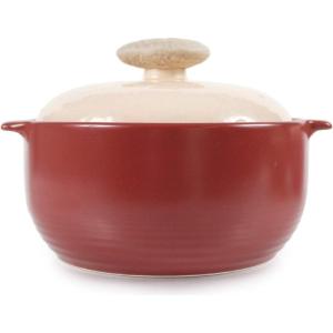 Neoflam Kiesel 1.5qt Non-Stick Ceramic Casserole Pot, Dutch Oven, Clay Pot, Stockpot for Stew, Soup, Steam, Scratch Resistant, Oven Safe, Heat Resistant, Lilac(Plum)