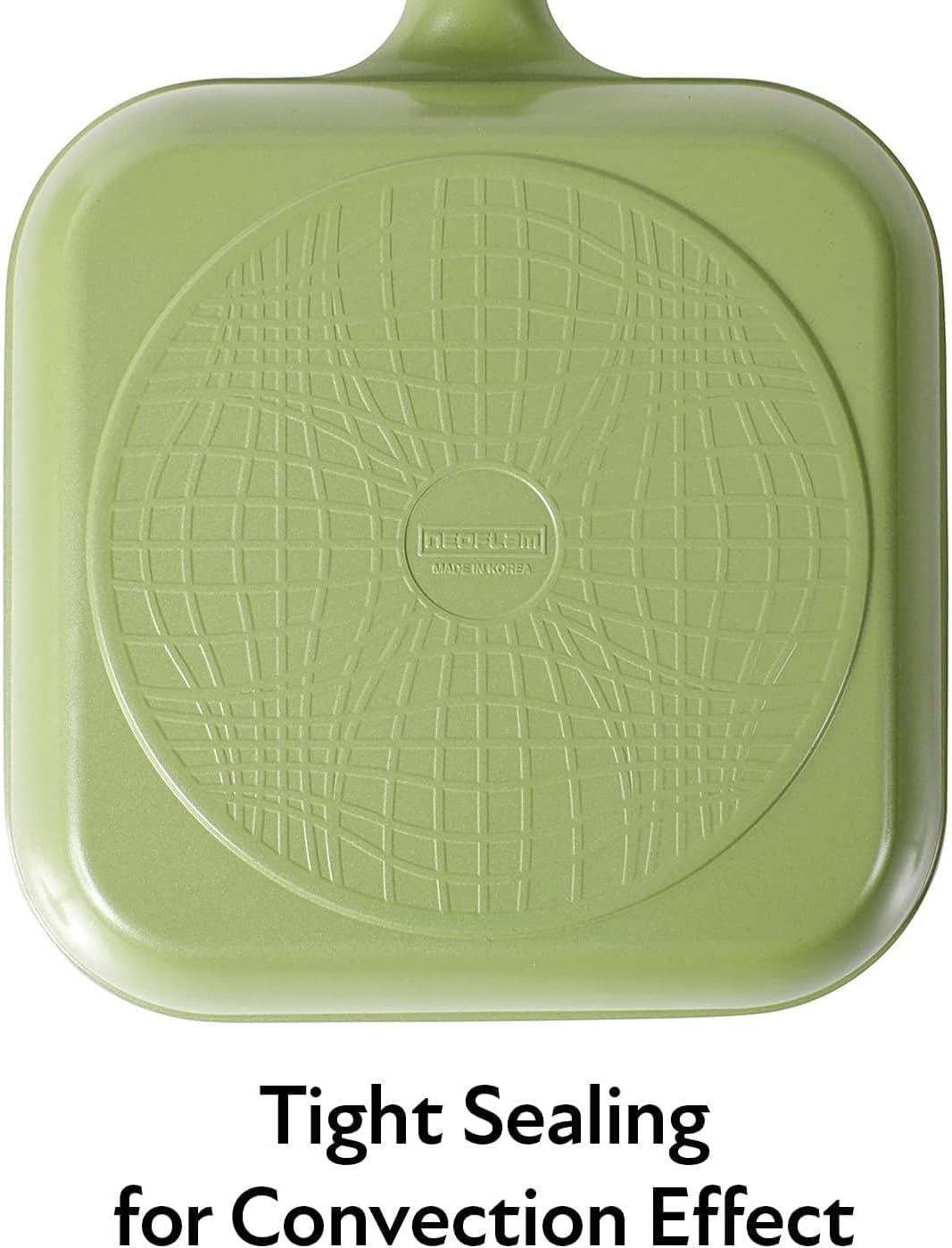image:imageNeoflam Eela 11inch Olive Green Square Grillpan