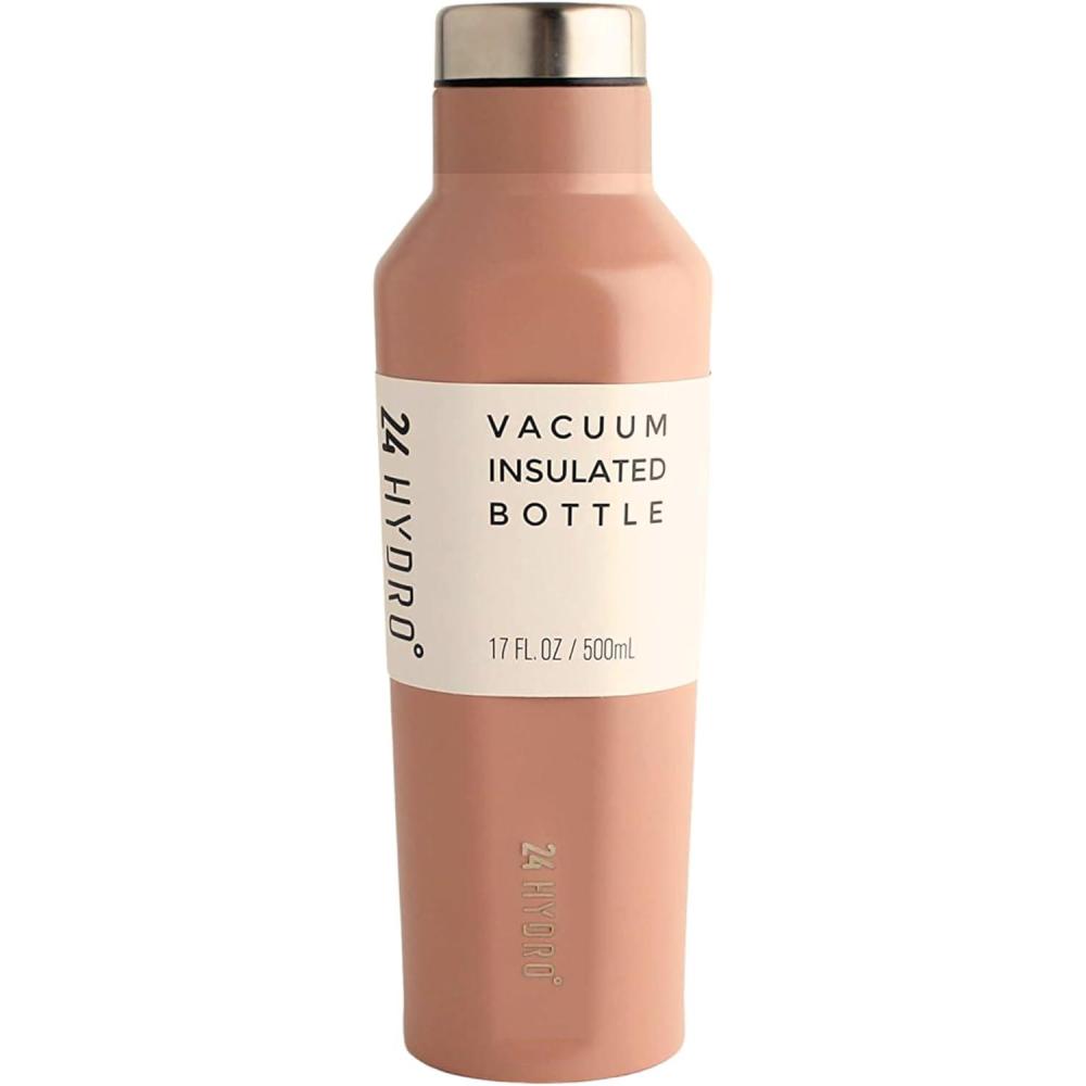 image:imageNeoflam Airtight 17oz Stainless Steel Tumbler Slim Sport Travel Mug Cupholder Friendly Reusable Bottle for Hot Coffee Cold Water Iced Tea amp Outdoor Activities Dishwasher Safe 500ml Hot PinkSunset Pink