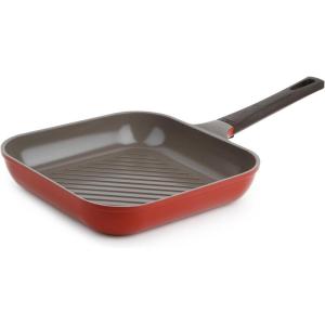 Neoflam 11″ Ceramic Nonstick Square Grill Pan, Avocado Green(Chili Pepper Red)