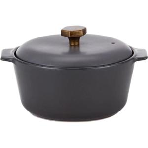 Neoflam 1.4QT Kitchen Nonstick Ceramic Clay Cooking Casserole Hot Pot with Lid, Stew, Rice, Noodle, Soup Steamer, Oven & Dishwasher Safe Dutch Oven, Made in Korea (7″ / 18cm)