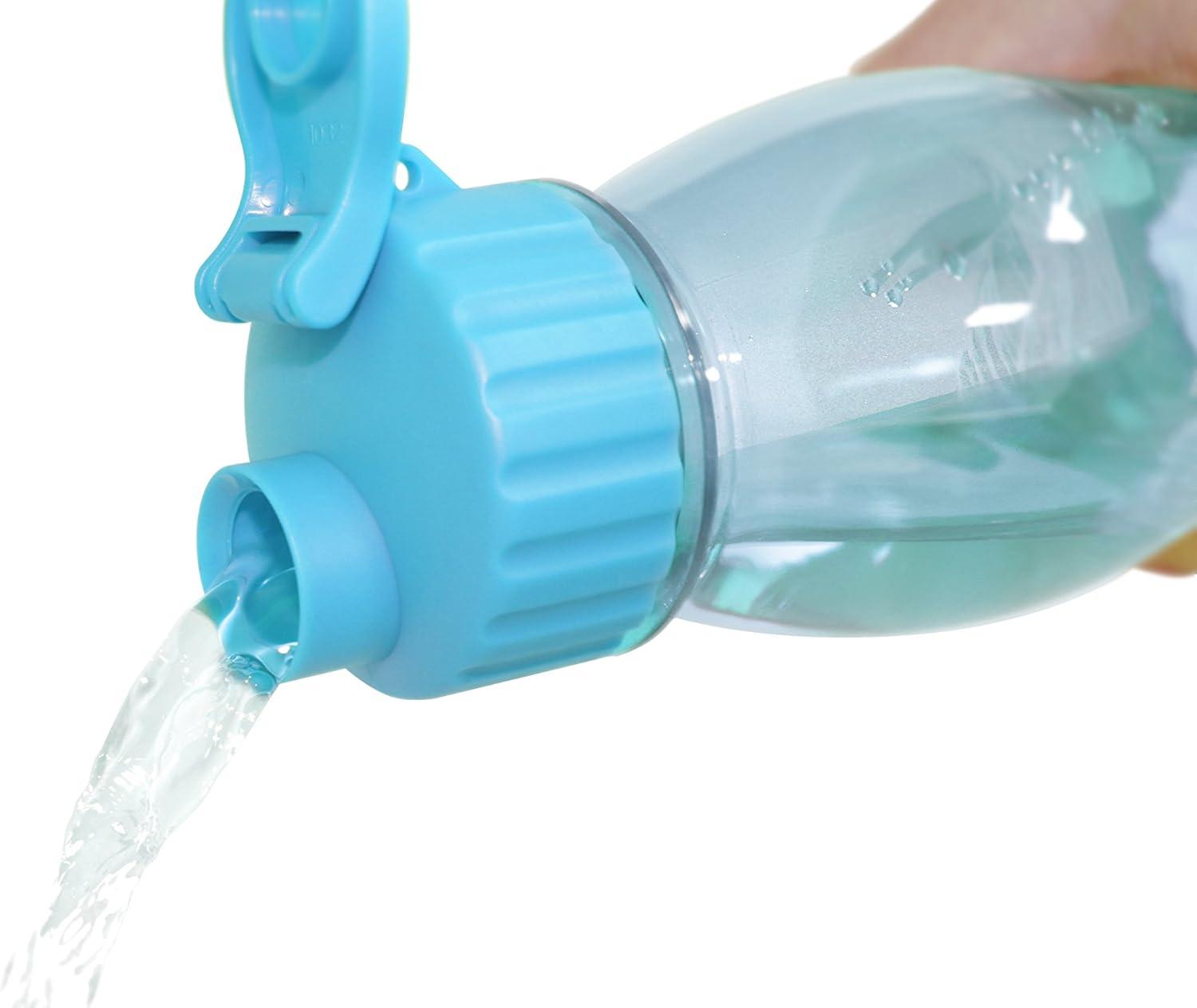 image:imageNeoflam 24 oz Flip Top Tritan BPAFree Water Bottle PurpleBlue
