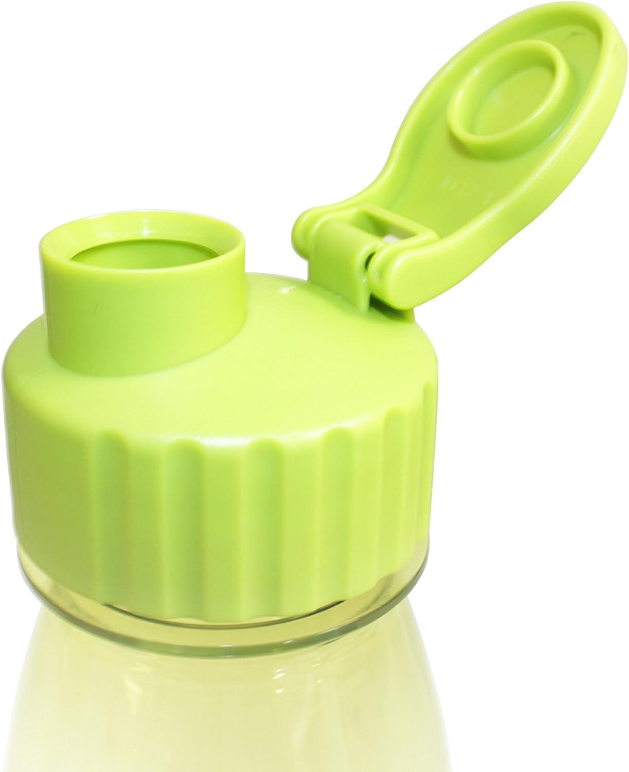 image:imageNeoflam 24 oz Flip Top Tritan BPAFree Water Bottle PurpleGreen